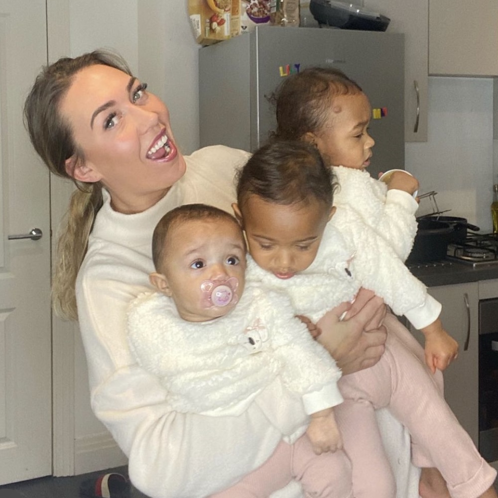Layla with her kids