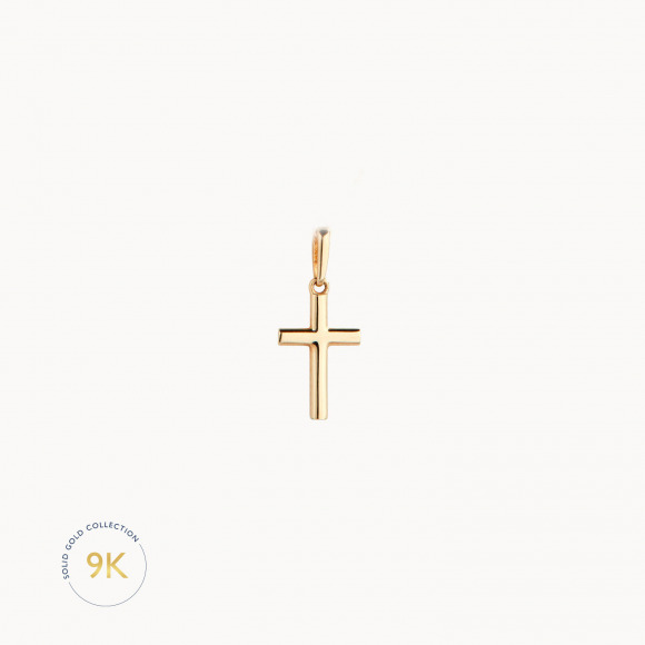 375er Gold Kreuz merci maman