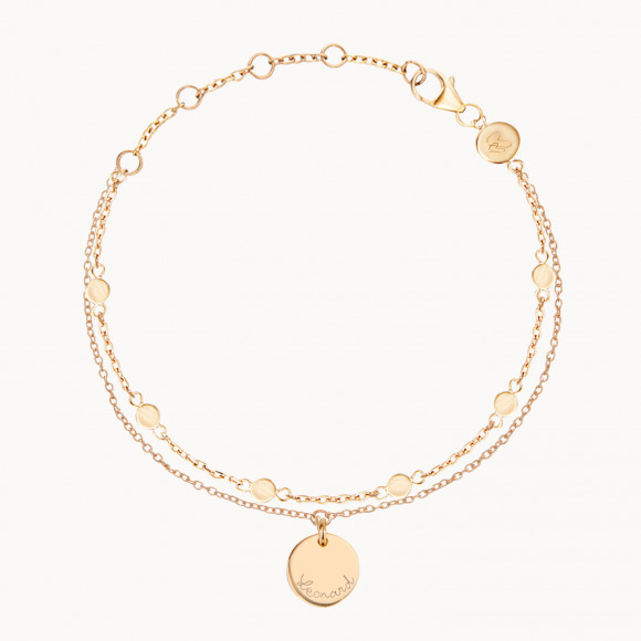 Bracciale personalizzato Doppia Catena