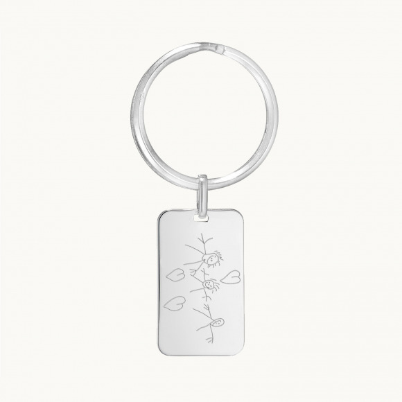 Votre Dessin - porte-clés personnalisé Plaque army