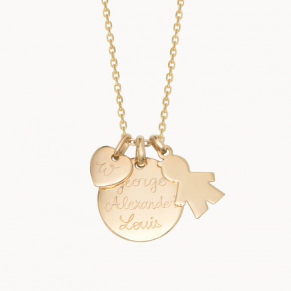 The Duchess Necklace gold plated  merci maman