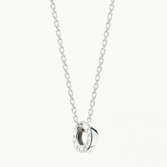 Collier Unity personnalisé pour homme argent merci maman