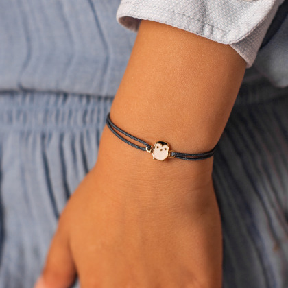 Bracelet personnalisé Pingouin pour enfants merci maman