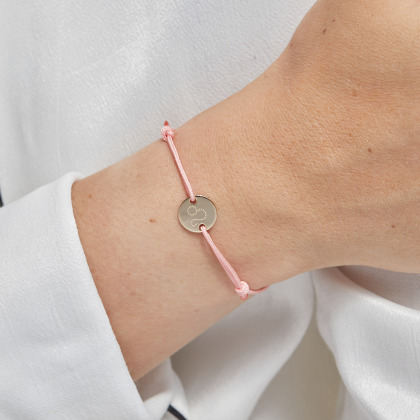 Personalisiertes Sternzeichen Armband vergoldet merci maman