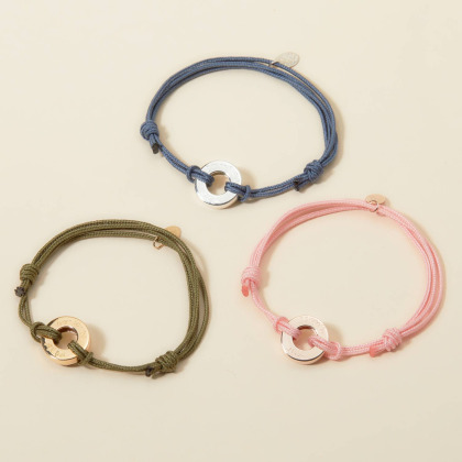 Bracciale Unity personalizzato placcato oro merci maman
