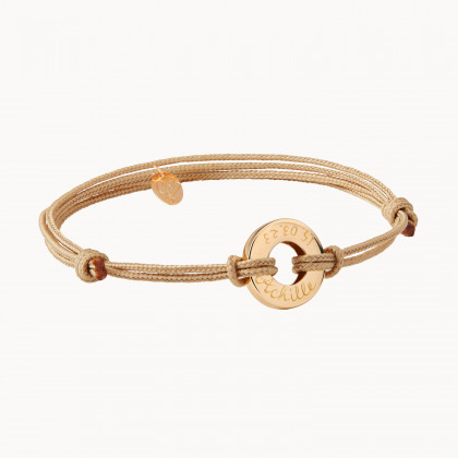 Bracciale Unity personalizzato placcato oro merci maman