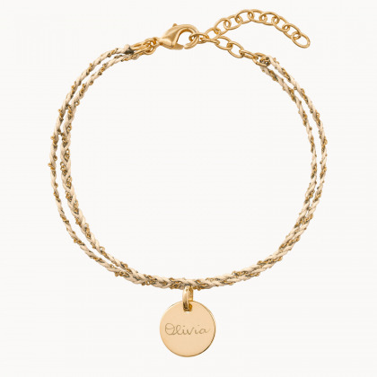 Bracciale Personalizzato Catena Intrecciata