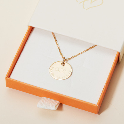 Collier Medium personnalisé Merci Maman x Mellipou