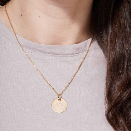 Collier Medium personnalisé Merci Maman x Mellipou