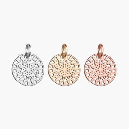 Small Mandala gold plated merci maman