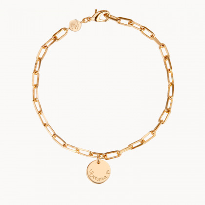 Personalisiertes Dainty Love Links Gliederarmband