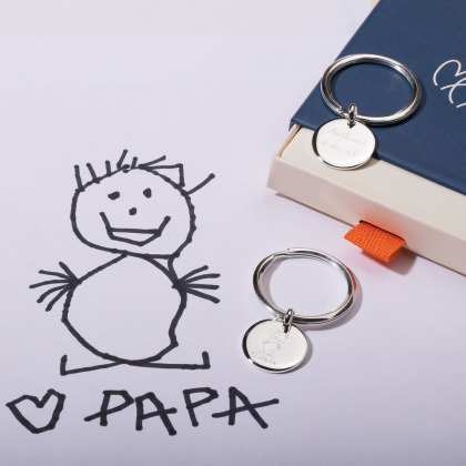 Drawn By You - Personalised Keyring