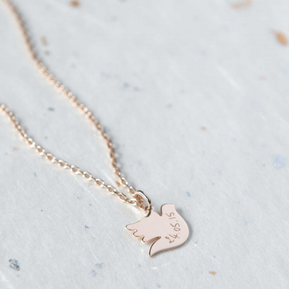 Collier Colombe personnalisé