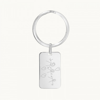 Votre Dessin - porte-clés personnalisé Plaque army