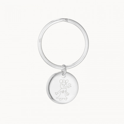 Drawn By You - Personalised Keyring