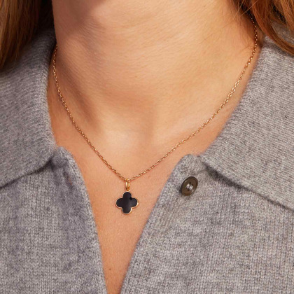Achetez un Charm Croix Romane personnalisé plaqué or merci maman