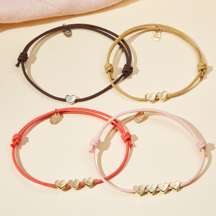 personalised heart initial bracelet gold plated sterling silver merci maman