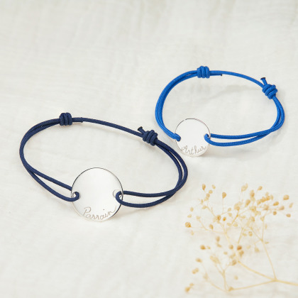 Bracelet personnalisé Pastille Filleul
