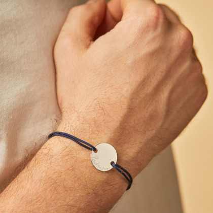 Bracciale Padrino personalizzato con medaglia