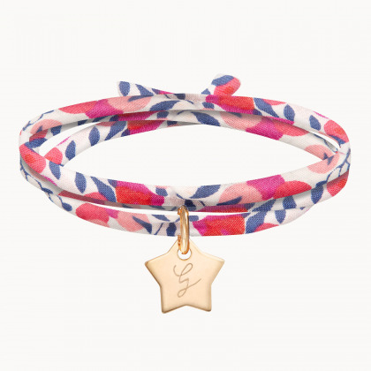 Bracciale Liberty a fasce Personalizzato placcato oro merci maman