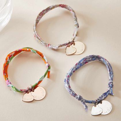 Personalisiertes Love Liberty Armband vergoldet merci maman