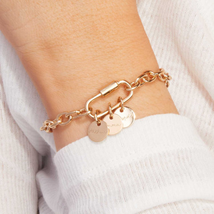 Personalisiertes Lucky Charm Namensarmband