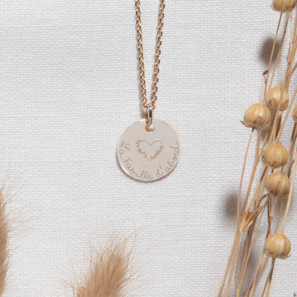 Collana Personalizzata Alfabeto Floreale Media