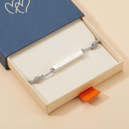 Personalisiertes Bar Armband für Männer sterlingsilber merci maman