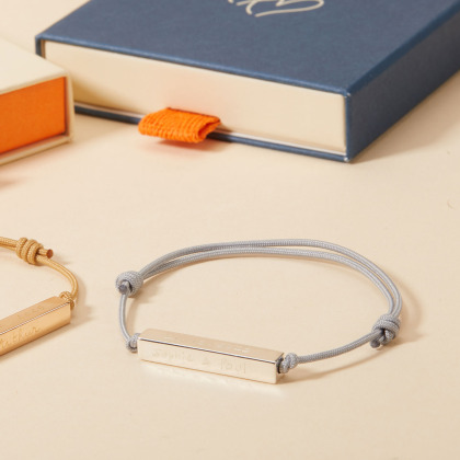 Personalisiertes Bar Armband für Männer sterlingsilber merci maman