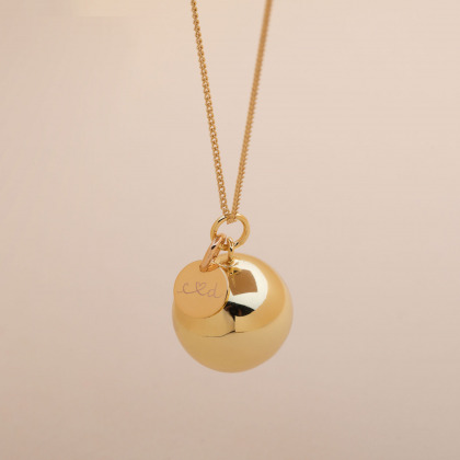 Collana personalizzata di gravidanza Harmony Merci Maman x Ilado