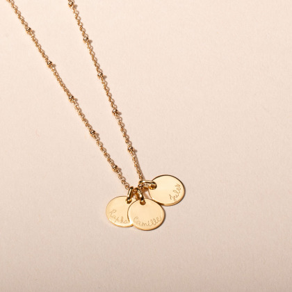 Collier personnalisé 3 Prénoms