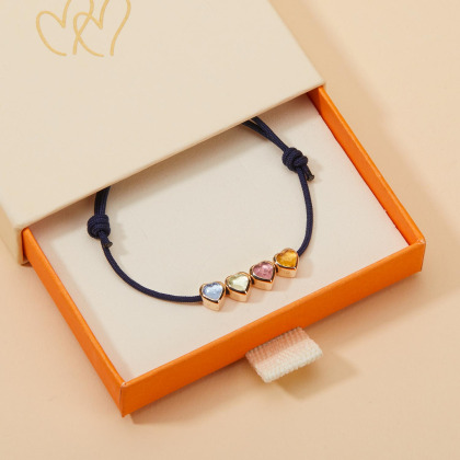 Acquista una perla con pietra di nascita a cuore placcato in oro merci maman