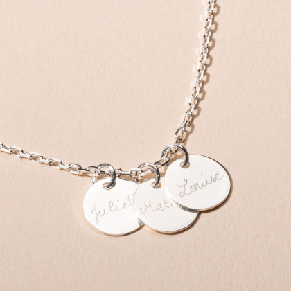 Collier personnalisé 3 Prénoms