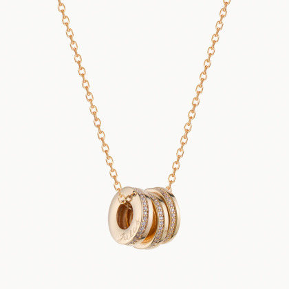 Collier personnalisé Prénom Unity Cristal plaqué or merci maman