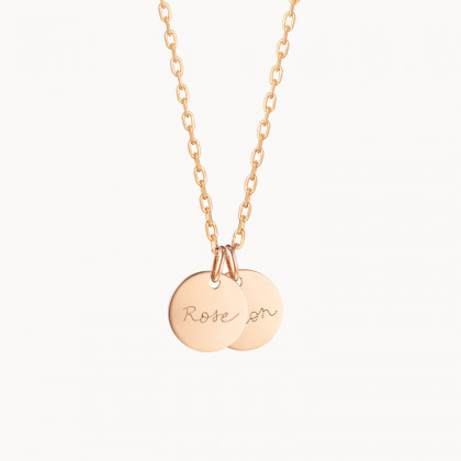 Collana personalizzata con 2 nomi