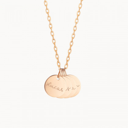 Collana personalizzata con 4 nomi & più