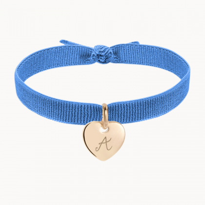 Bracelet personnalisé Stretch plaqué or merci maman