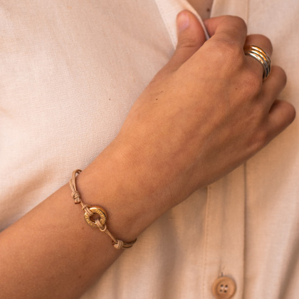 Partnerschmuck - Unity Armband vergoldet merci maman