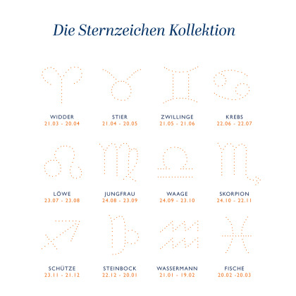 Personalisiertes Sternzeichen Armband