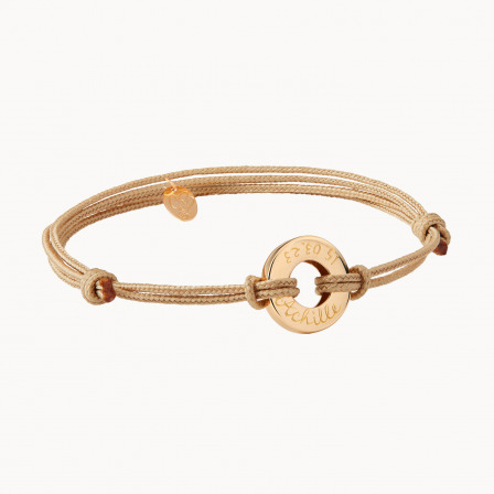 Personalisiertes Unity Armband vergoldet merci maman
