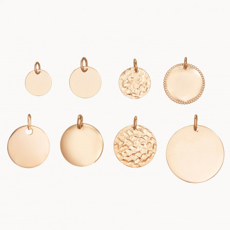 Kaufen Sie ein personalisierten Plättchen Charm vergoldet merci maman