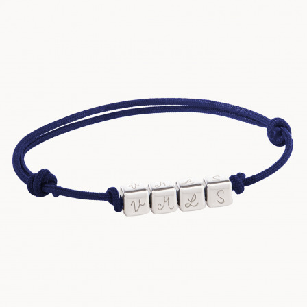 Personalisiertes Würfel Armband für Männer sterlingsilber merci maman