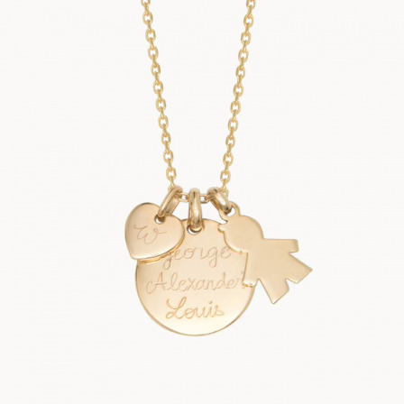 The Duchess Necklace gold plated  merci maman