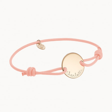 Pulsera de Pastilla Personalizada para Ahijada
baño oro merci maman