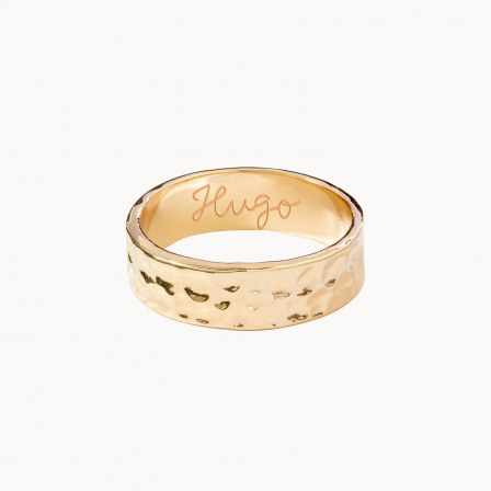 Personalisierter gehämmerter Ring