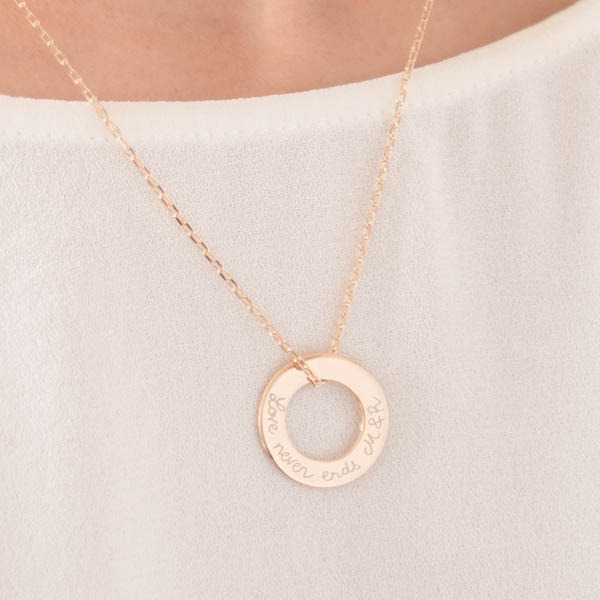 collana personalizzata eternity