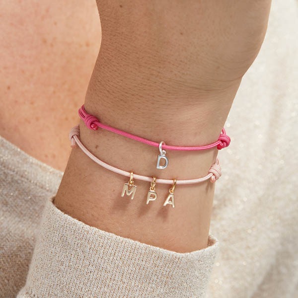 Bracelet mini charm alphabet