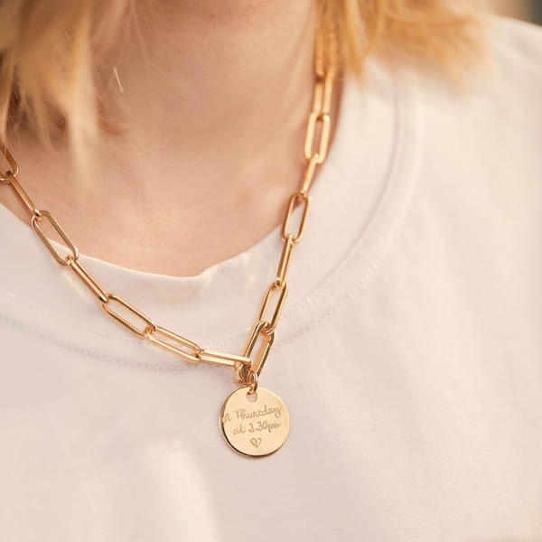 Collier love links personnalisé